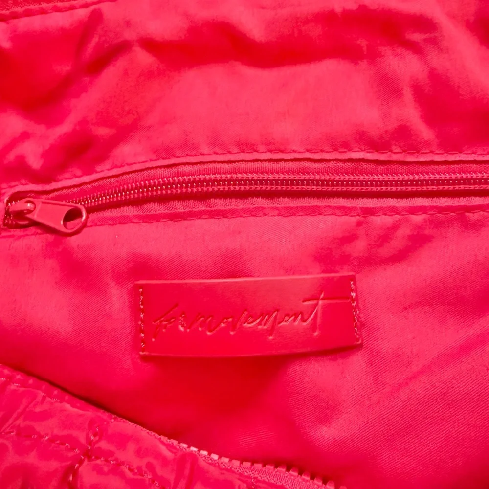 FREE PEOPLE FP Movement Quilted Carryall Bag - Chef’s Kiss Red Rouge